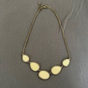Neutral statement necklace